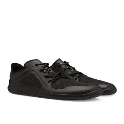 Vivobarefoot Men's Primus Lite III Running Shoes - Black USA [PQK281940]